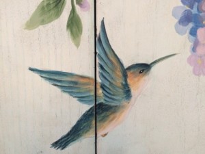 Painted hummingbird