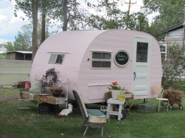 Summer Camping…in a Shabby Chic Camper